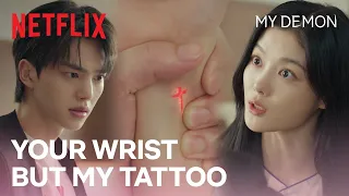 Sign of a crazy night -- waking up with a regrettable tattoo | My Demon Ep 2 | Netflix [ENG SUB]