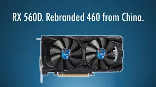 AMD Radeon RX 560 D vs GTX 1050 and GT 1030 on i5-2400