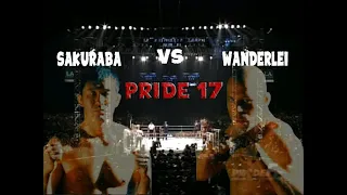 Kazushi Sakuraba vs Wanderlei Silva 2 Pride 17 Championship Chaos plus the show ending