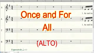 Once and For All | Alto SATB