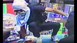 Video shows suspect climb over Gaithersburg gas station counter