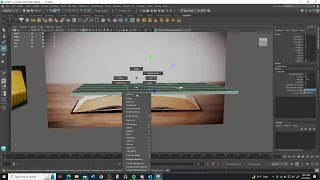 Modeling an Open Book, in Autodesk Maya 2024, pt1: The Cover