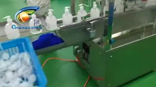 CX-GFT Automatic hand sanitizer bottle filling machine production line