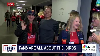 FANS ARE ALL ABOUT THE BIRDS