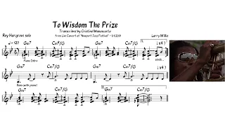 Roy Hargrove - To Wisdom The Prize (Bb transcription)