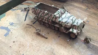 Part By Part Build, Italeri 1/72 Sdkfz 251/16 Flammerpanzerwagen