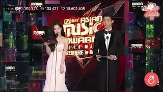 181210 Marion Jola Winning Best New Asian Artist Indonesia on Mama Awards 2018 Premier in Korea