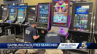 Search warrants served at 5 Ohio businesses in connection with illegal gambling investigation