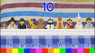 Ten In The Bed | COUNTING SONG | NURSERY RHYME | @rainbowrabbitsongs | #rainbowrabbitsongs