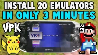 This VPK Installs 20 Emulators In 3 Minutes!