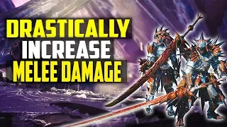 DRASTICALLY INCREASE YOUR WEAPON DAMAGE! Huge Melee Damage Increase Trick! Monster Honter World