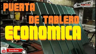 Como hacer Puerta con tablero zintro