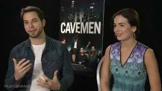 Camilla Belle and Skylar Astin Talk CAVEMEN Movie