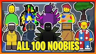 How to get ALL 100 NOOBIES in FIND THE NOOBIES MORPHS || Roblox