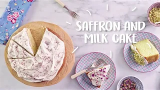 Saffron and Milk Cake Recipe - وصفة كيك الحليب و الزغفران - ENG