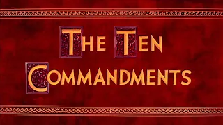 THE TEN COMMANDMENTS "Trailer"