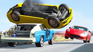 Overtaking Car Crashes #2 - BeamNG Drive | CRASHdriven