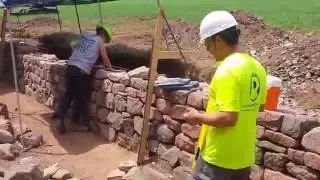 Understanding Proper Dry Laid Stone Techniques - Hopewell Furnace National Historic Site PA - HPTC