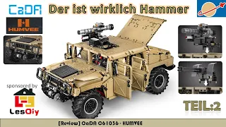 So ein tolles Teil, wird es von LEGO nie geben!!  CaDA® C61036W Humvee | Teil 2