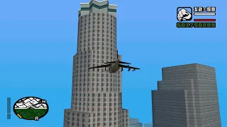 jump from the tallest tower in GTA San Andreas! under a bridge (Height 3500 Meters) in 2021