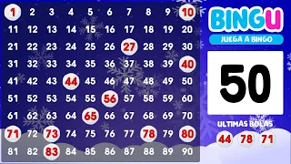 Empieza el año jugando un BINGO familiar - BINGO ONLINE con voz femenina.