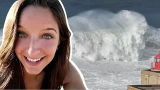 The wave of Nazaré. THE BIGGEST WAVE IN THE WORLD. How is it formed?