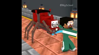 When Choo Choo Charles helps Herobrine Win The Squid Game Tug Of War | Monster School Minecraft