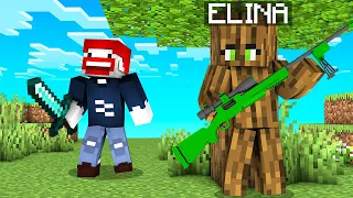 ELINA VER*RSCHT MICH als UNSICHTBARER SNIPER! - Minecraft