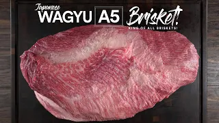 I cooked the KING OF ALL Briskets, A5 Wagyu!
