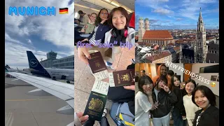 Visiting Munich! // first time going to Germany 🇩🇪, travelling "alone", making new friends :)