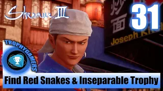 Shenmue 3 - Find the Red Snakes & Inseparable Trophy - Go to Hua Xiao Temple Walkthrough Part 31