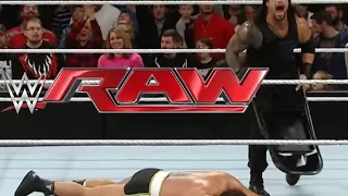 WWE RAW 11/23/15 RESULTS ROMAN REGINS VS RUSEV