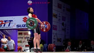 Jolanta Wior (75) - 95kg Snatch @ 2017 European Championships