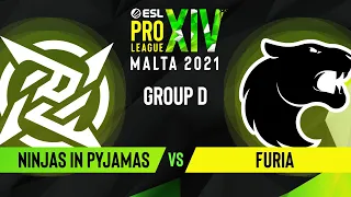 CS:GO - Ninjas in Pyjamas vs. FURIA [Nuke] Map 1 - ESL Pro League Season 14 - Group D