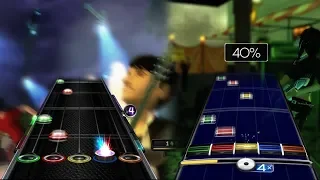 Guitar Hero vs. Rock Band Chart Comparison - Spiderwebs by No Doubt