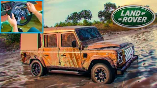 REBUILDING A LAND ROVER Defender For MOUNTAINS - NFS HEAT| Logitech G29 gameplay 1440p 60fps ASMR