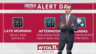 ALERT Day Friday for soaking rain/snow mix, strong winds, possible flooding | WTOL 11 Weather - 3/2