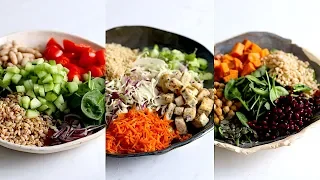 3 IDEE per insalate sane, gustose e sazianti