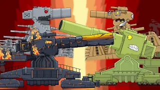 Tank Cartoon Battle of the Titans