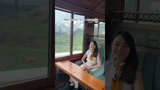 THE MOST BEAUTIFUL VINTAGE TRAIN RIDE IN SWITZERLAND!