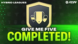 Give Me Five SBC Completed | Hybrid Leagues | Tips & Cheap Method | EAFC 24