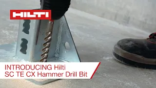 INTRODUCING Hilti SC TE CX hammer drill bit