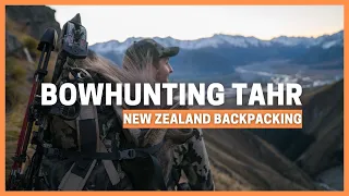 BOWHUNTING TAHR NEW ZEALAND 🔥 BACKPACKING MOUNTAIN BOW HUNTING IN SOUTHERN ALPS