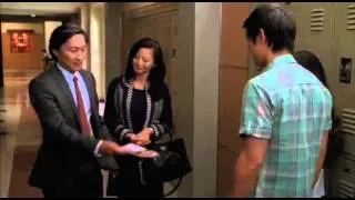 'Mike Chang's Gift From His Parents'  Deleted Scene from Glee - Goodbye