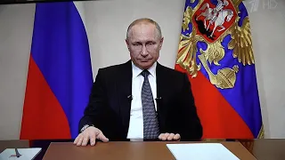 Коронавирус : историческое обращение Путина 25 марта 2020.