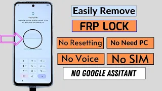 How To Remove Google Account After Reset 2023 | Without Pc | No Reset Settings | No Google Assitant