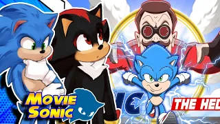 Movie Sonic and Movie Shadow React to Sonic The Hedgehog Parody Animation - Movie Shenanigans!