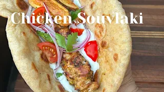 Grilled Chicken Souvlaki like a Greek |Christine Cushing