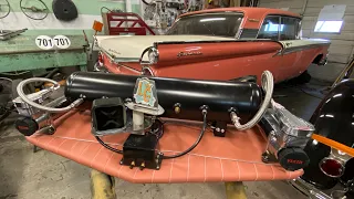 Air Ride on a 59 Galaxie Part 3. Rolls, Pleats and Air Management