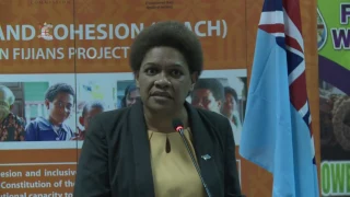 Minister for Women, Mereseini Vuniwaqa, Eastern Division Women Capacity Building Workshop